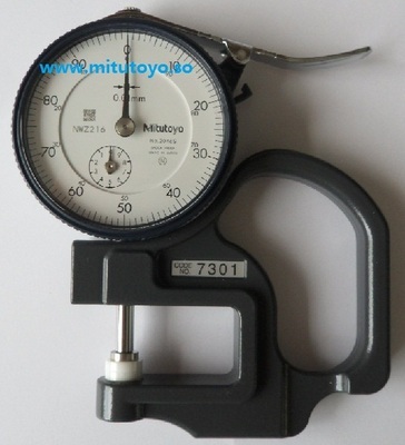 三丰7301系列指针式厚度表 精密测量的可靠之选